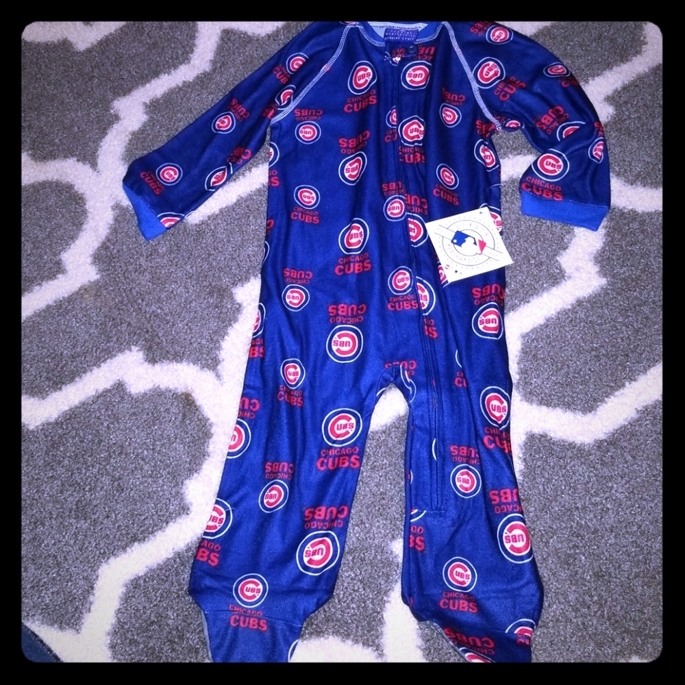 Chicago Cubs footie pajamas